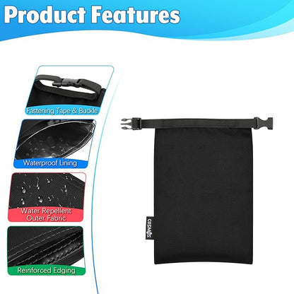 Cosmos 3 Pcs Waterproof Dry Bag, Mini Waterproof Pouch Portable Dry Sacks Small - Image 3