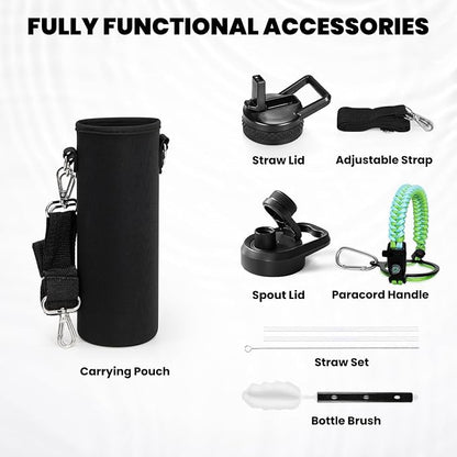 RAYMYLO Insulated Water Bottle 24oz, Triple Wall Vacuum Stainless Steel - Image 6