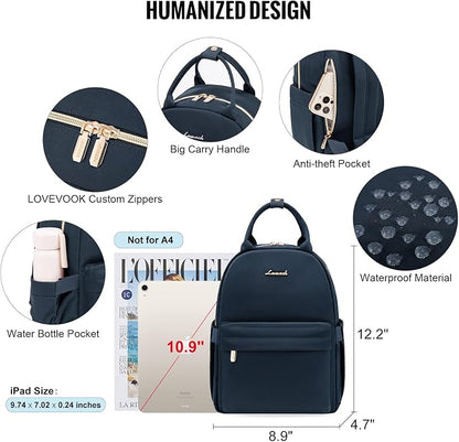 LOVEVOOK Mini Fashion Backpack for Women, Cute Small Backpack, Light Weight - Image 2