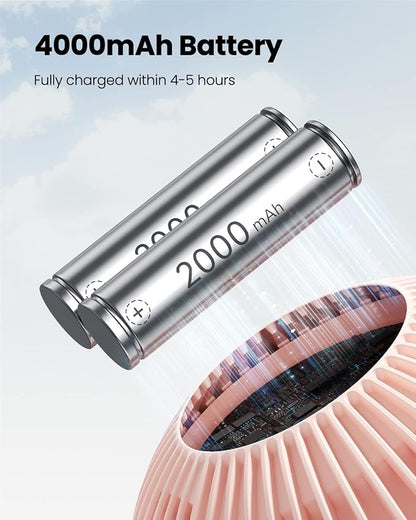 Gaiatop Baby Stroller Fan, 4000mAh Oscillating Mini Portable Fan - Image 4