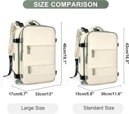 coofay Large Travel Backpack For Women Men Airline Approved Carry On Backpack - Image 2