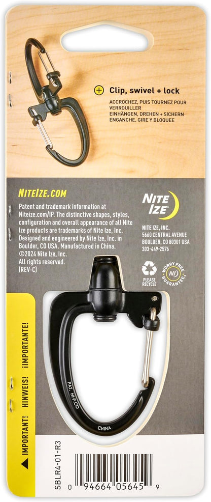 Nite Ize S-Biner 360 SlideLock Dual Carabiner, Swivel Carabiner - Image 6