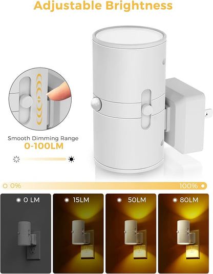 L LOHAS LED Motion Sensor Nightlight, Amber Night Light, Motion Activated Night - Image 5