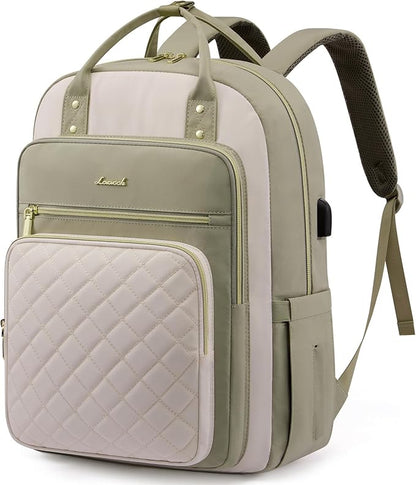 LOVEVOOK Laptop Backpack Purse for Women, 15.6" Laptop Bag for Travel by LOVEVOOK