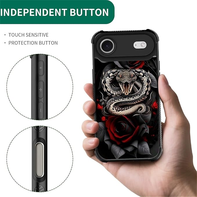 for iPhone 17 Air Case, for MagSafe Graphic Design for Girl Boy Soft Silicone - Image 3