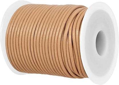 GENIQUE Real/Genuine Round Leather String Cord by GENIQUE