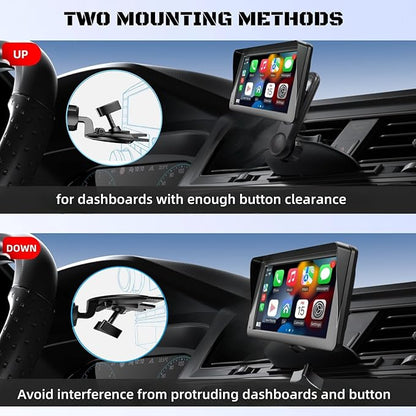 Extended CD Slot Mount for CarPlay Screen Adjustable Arm and 360° Rotating - Image 4