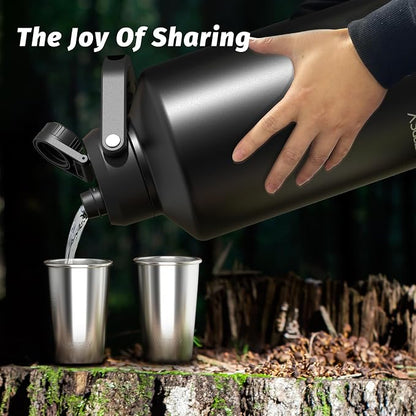 WATERSY 1.5 Gallon Water Bottle Insulated, BPA Free&Leak Proof, 196oz Stainless - Image 5