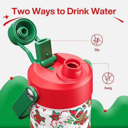 ENCOOL Christmas Insulated Water Bottle - Image 8