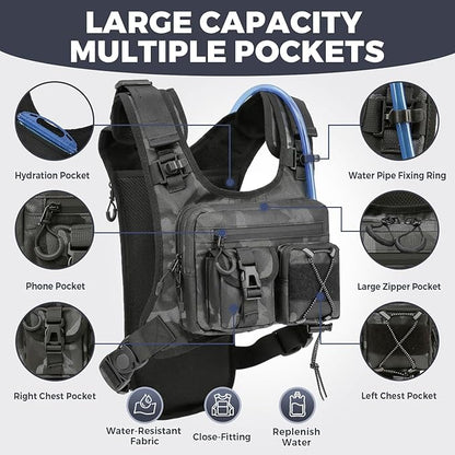 Criuage USA Original Patent Running Hydration Vest Backpack, Lightweight Chest - Image 2