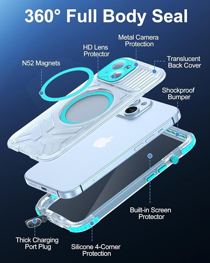for iPhone 15 Waterproof Case - Image 4