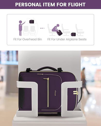 LOVEVOOK Travel Backpack for Women & Men 40L, Airline Approved Carry On - Image 4
