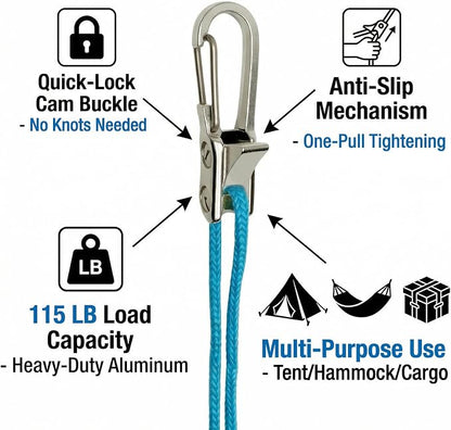6 Pack Rope with Roller Tensioner - Image 2