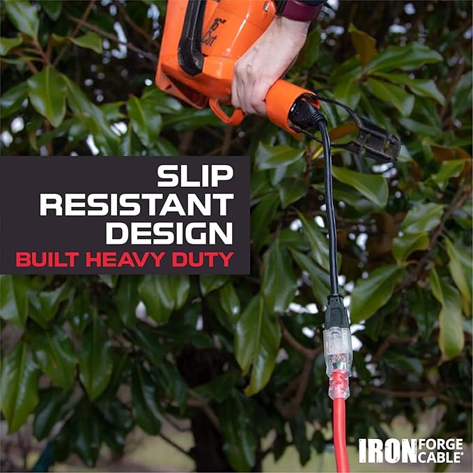 Iron Forge Cable 6 ft Lighted Outdoor Extension Cord - Image 4