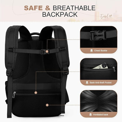 Maelstrom Travel Backpack for Women Men, 25L Laptop Backpack Fits 15.6-Inch - Image 9