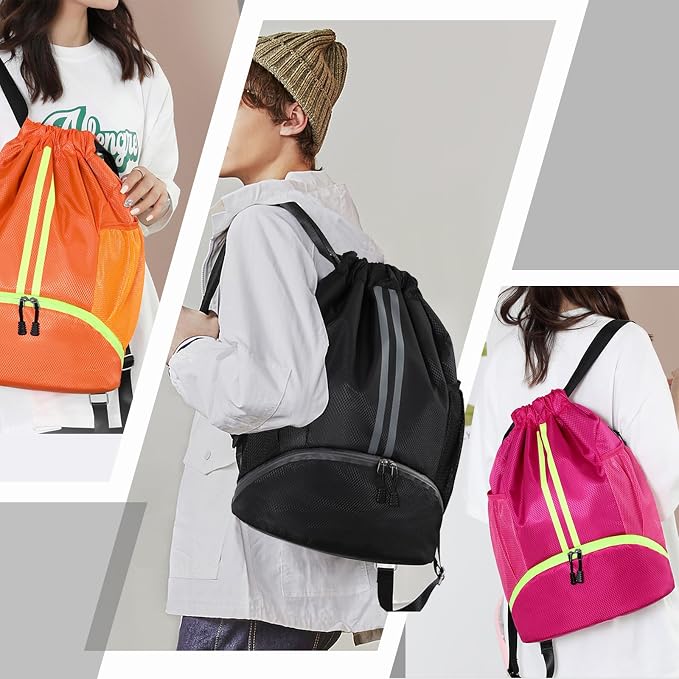 Hoedia Sports Drawstring Backpack - Image 9