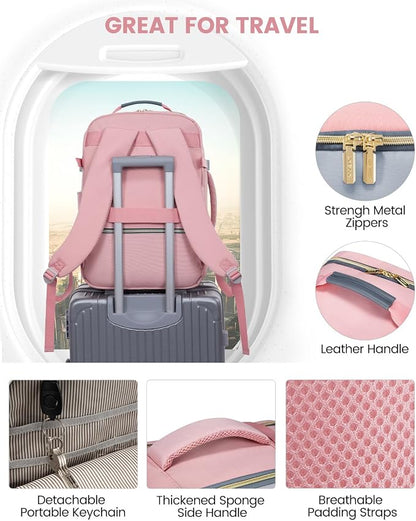 LOVEVOOK 40L Travel Backpack for Women & Men, Airline Approved Carry On Luggage - Image 7