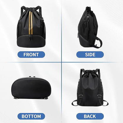 JELUTAR Drawstring Backpack Gym Bag - Image 3