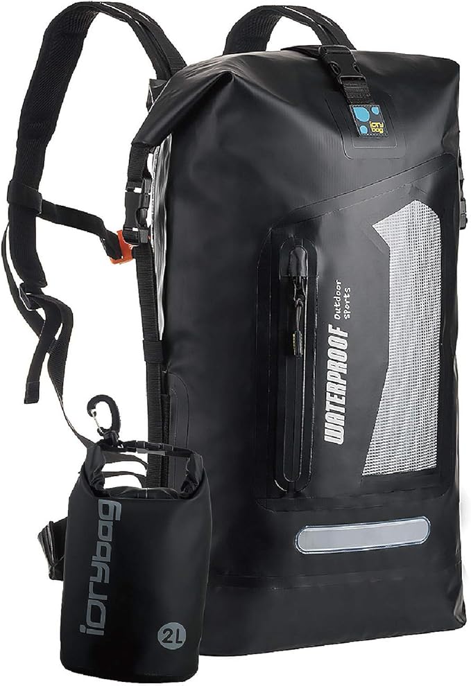 IDRYBAG Waterproof Backpack for Men 20L/30L/40L, Floating Dry Bag Kayak by iDrybag+