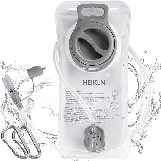 HEIKLN Hydration Bladder 1.5L-2L-2.5L-3L, Leak Proof Water Reservoir, BPA Free by HEIKLN