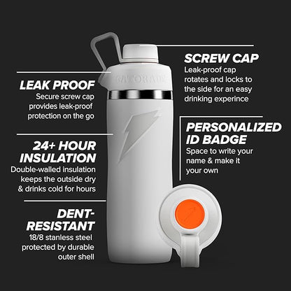 Gatorade 'Overtime' 22oz Stainless Steel Water Bottle, Twist Cap - Image 2
