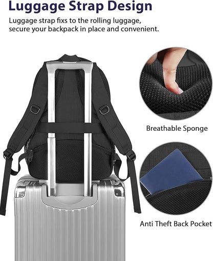 MATEIN 15.6 Inch Backpack for Men Women, 20 L Personal Item Casual Backpack - Image 3