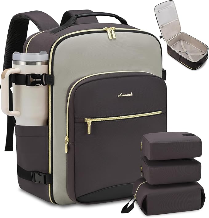 LOVEVOOK 50L Travel Backpack for Women & Men, Airline Approved Carry On Luggage by LOVEVOOK
