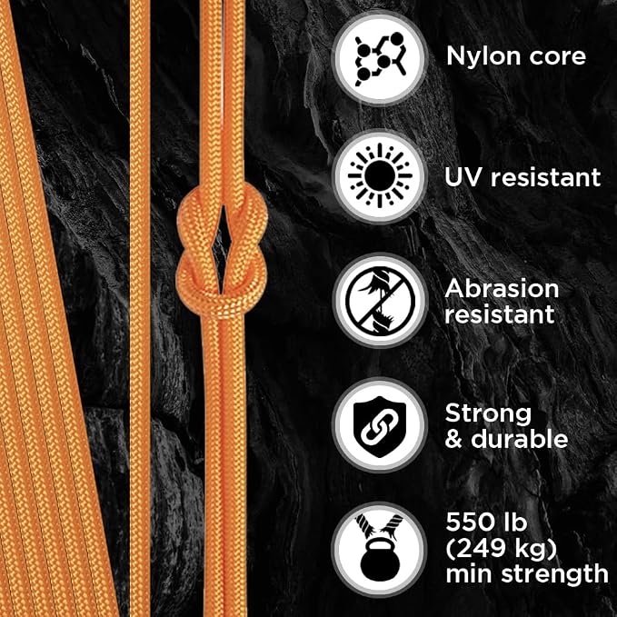 TECEUM Reflective Paracord Rope 1000 – 1000ft/200ft/100ft/50ft – 40+ Colors – - Image 3