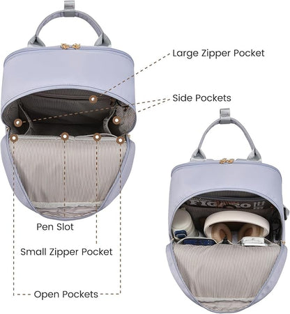 LOVEVOOK Laptop Backpack for Women 15.6 Inch Laptop Bag - Image 4