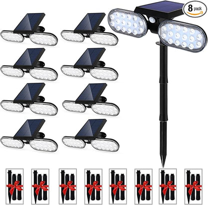 EMANER Motion Lights Solar Powered, Outdoor Flood Lights Stay On or Motion by EMANER%C2%AE