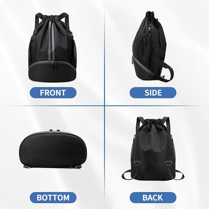JELUTAR Drawstring Backpack Gym Bag - Image 6