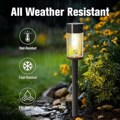 8 Pack Solar Pathway Lights Outdoor Waterproof, High Brightness LED Solar - Image 3