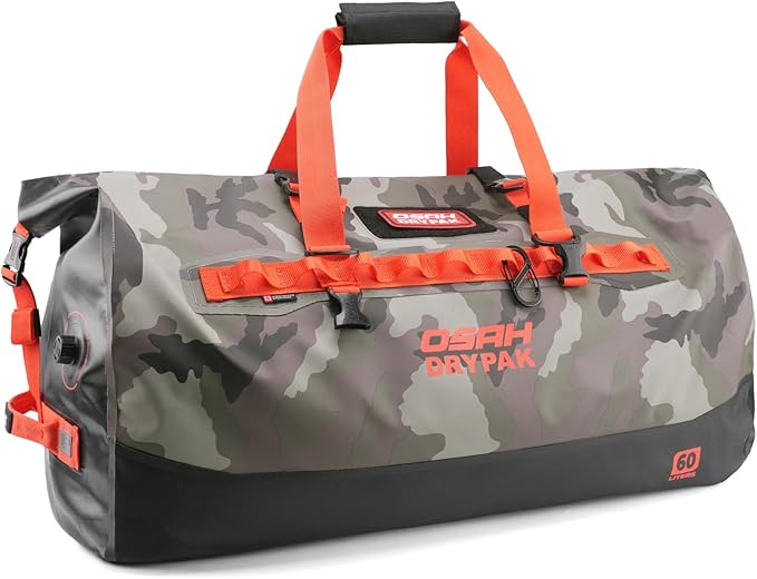 OSAH DRYPAK Waterproof Duffel Bag 25L/40L/60L – Heavy-Duty Motorcycle Tail Bag by OSAHDRYPAK