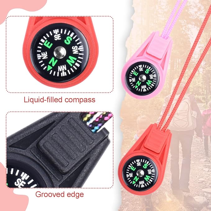 25 Pack Compass for Kids Mini Compasses Bulk Kids Toy Compass for Party - Image 3