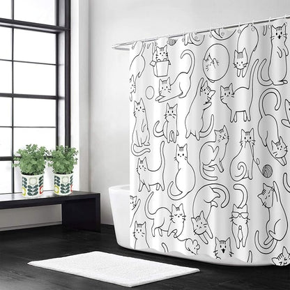 Cat Shower Curtain - Image 3