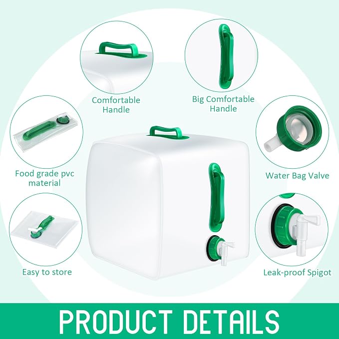 Reallnaive 3 Pack Collapsible Water Container - Image 3