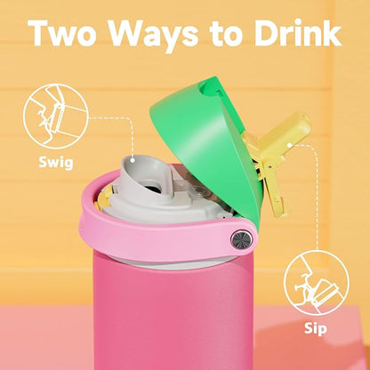 24 oz Insulated Water Bottle for Women: Meoky Stainless Steel Water Bottle - Image 4