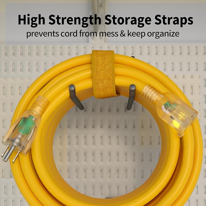 POWGRN 10 Ft 10AWG Outdoor Extension Cord Waterproof Heavy Duty 10 Gauge 3 Prong - Image 5