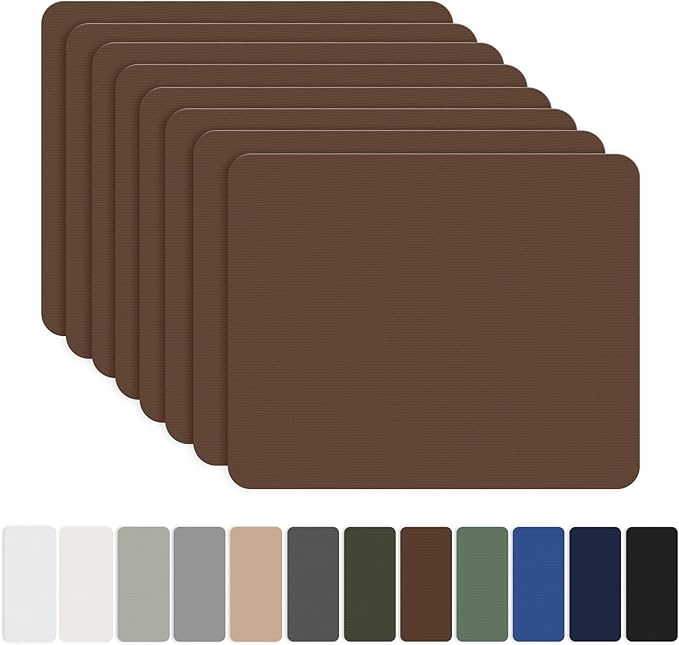 OAZ 8 Pieces 7.87 x 5.9 inch Nylon Repair Patches Nylon Fabric Patch by OAZ