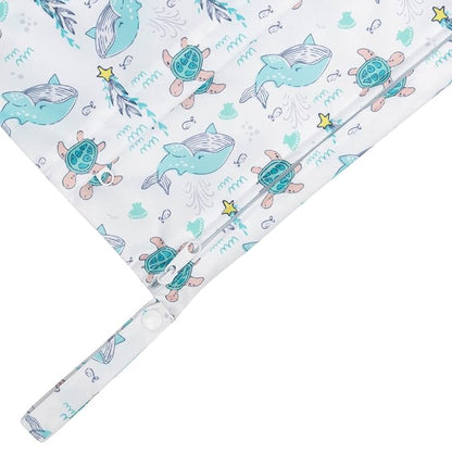 babygoal Wet Dry Bags 3 Pack for Baby Cloth Diapers, Washable Travel Bags - Image 7
