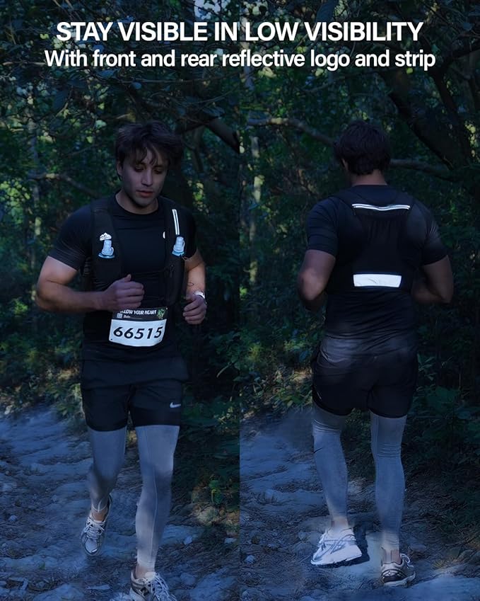 Zelvot Running Vest for Women Men, USA Original Patent, Adjustable Chest Straps - Image 4