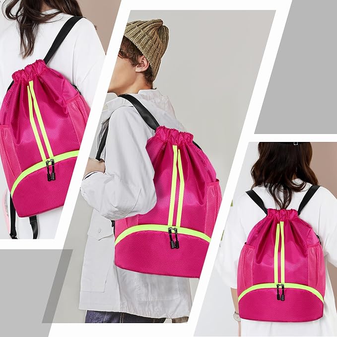 Hoedia Sports Drawstring Backpack - Image 8