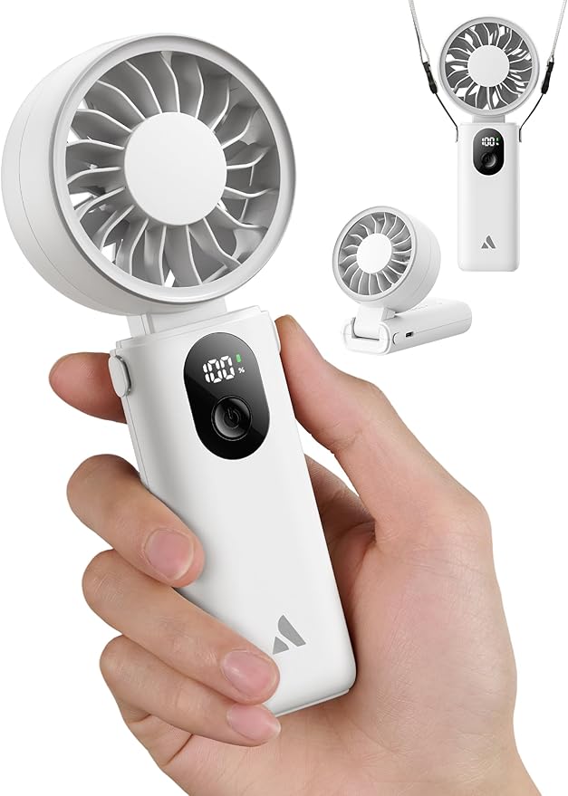 Aecooly Mighty Portable Handheld Fan | 20H Max Cooling Time | 3 Flexible Modes by Aecooly
