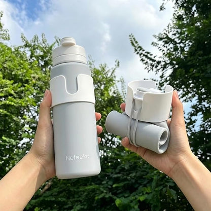 Nefeeko Collapsible Water Bottle, BPA Free 26oz Foldable Water Bottle - Image 7