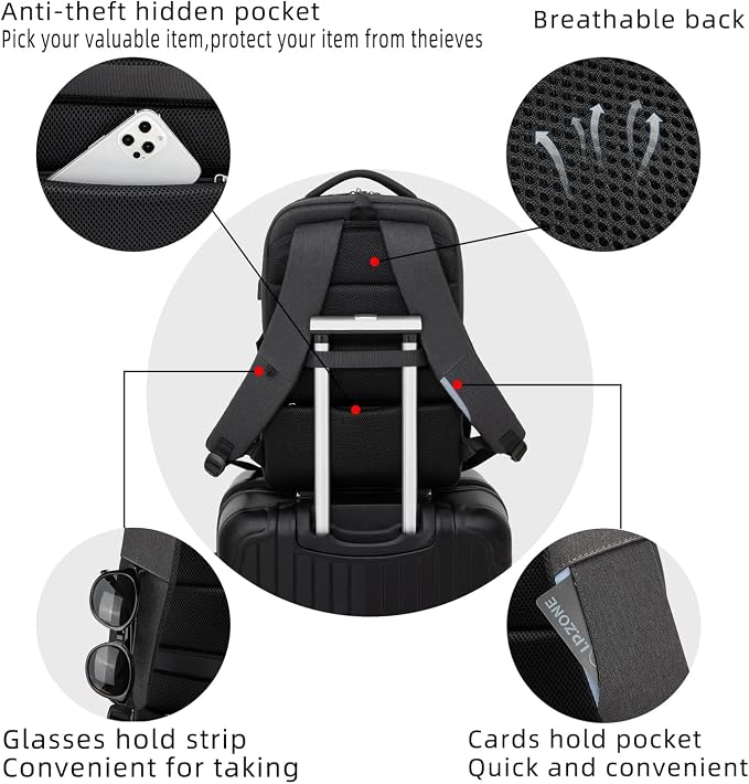 DUSLANG 17 Inch Laptop Backpack - Image 6