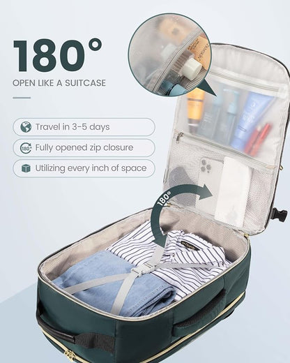 LOVEVOOK Travel Backpack for Women & Men 40L, Airline Approved Carry On - Image 2