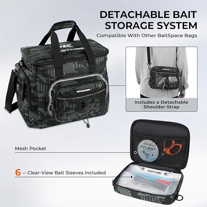 KastKing BaitSpace Fishing Tackle Bag - Image 6