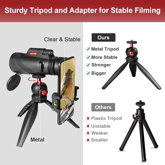 80x100 Monocular Telescope for Smartphones - Image 5