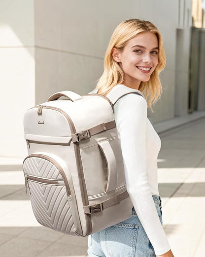 LOVEVOOK 40L Travel Backpack for Women Men, TSA Personal Item Travel Bag Fits - Image 2