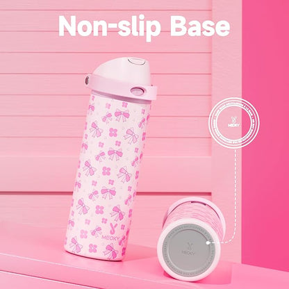 24 oz Insulated Water Bottle for Women: Meoky Stainless Steel Water Bottle - Image 7